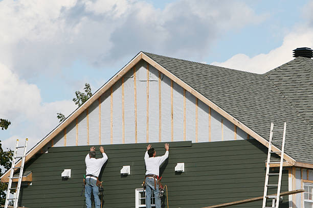 Professional Siding Repair technician working in Church Hill, MD